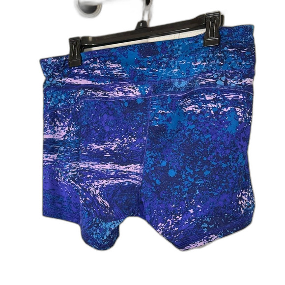 Champion Blue and Purple Athletic Shorts with Cosmic Pattern size XL - Picture 2 of 5